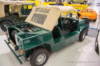 Early attempt at 4WD by putting a second engine in the back!  Next photo shows two gearsticks!