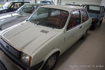 Hard to see, but a Metro with a boot!