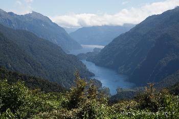 Doubtful Sound from Wilmot Pass