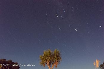 Star trails from our accommodation (15 minute exposure)
