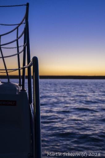 Beautiful sky on our return