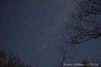 It was dark in the campsite, so got a few star shots