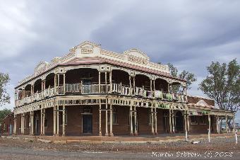 The old Gwalia Hotel