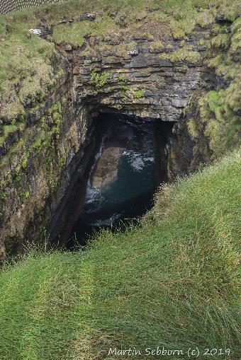 The blow hole at Downpatrick Head