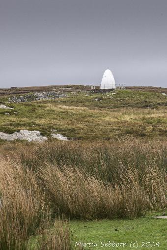 View of Alcok and Brown Monument over the bog!
